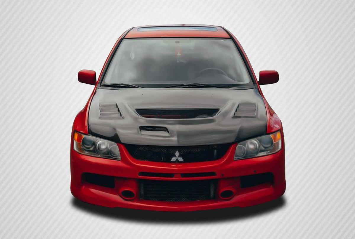2003-2006 Mitsubishi Evolution Carbon Creations C-1 Carbon Fiber Hood