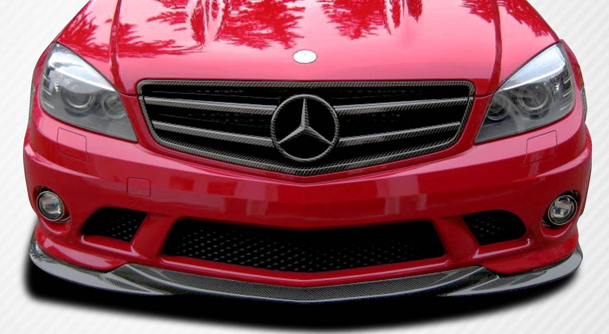 2008-2011 Mercedes C63 Carbon Creations L-Sport Carbon Fiber Front Lip
