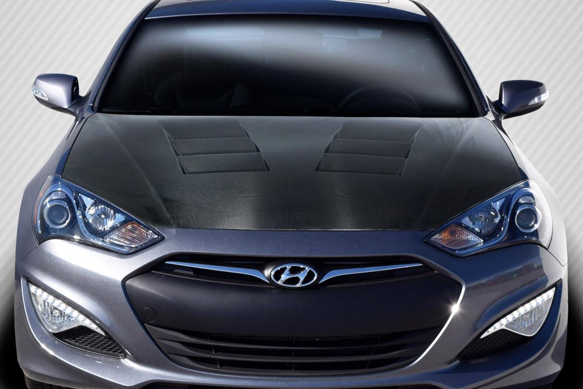 2013-2016 Hyundai Genesis Carbon Creations TS-1 Carbon Fiber Hood