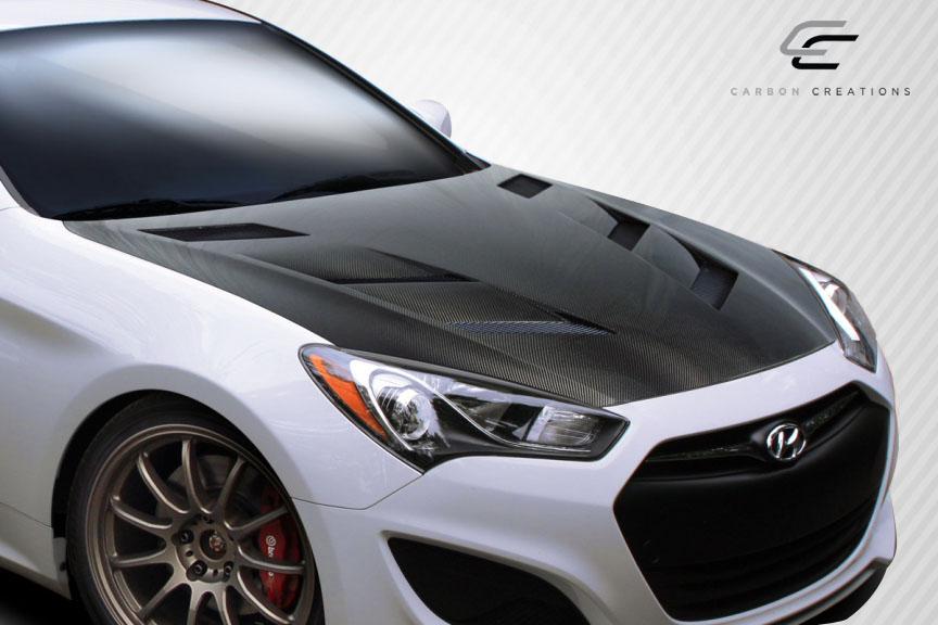2013-2016 Hyundai Genesis Carbon Creations AM-S Carbon Fiber Hood