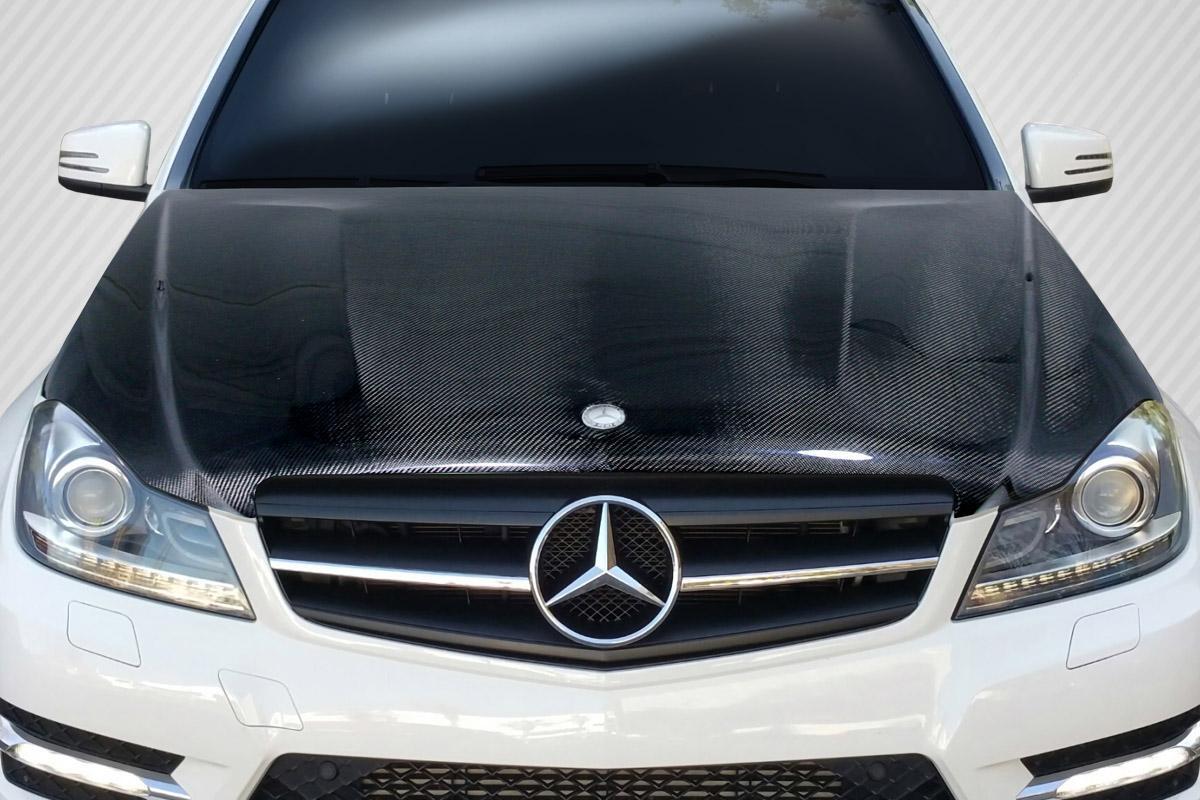 2012-2014 Mercedes C Class Carbon Creations C63 Look Carbon Fiber Hood