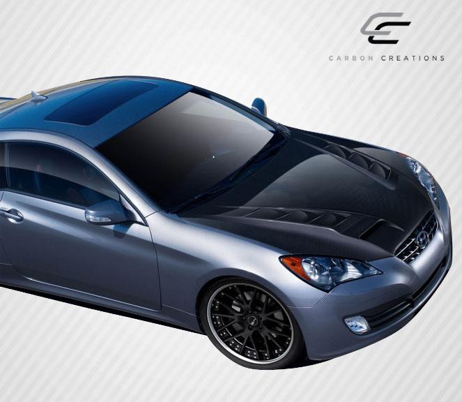 2010-2012 Hyundai Genesis Carbon Creations RS-1 Carbon Fiber Hood