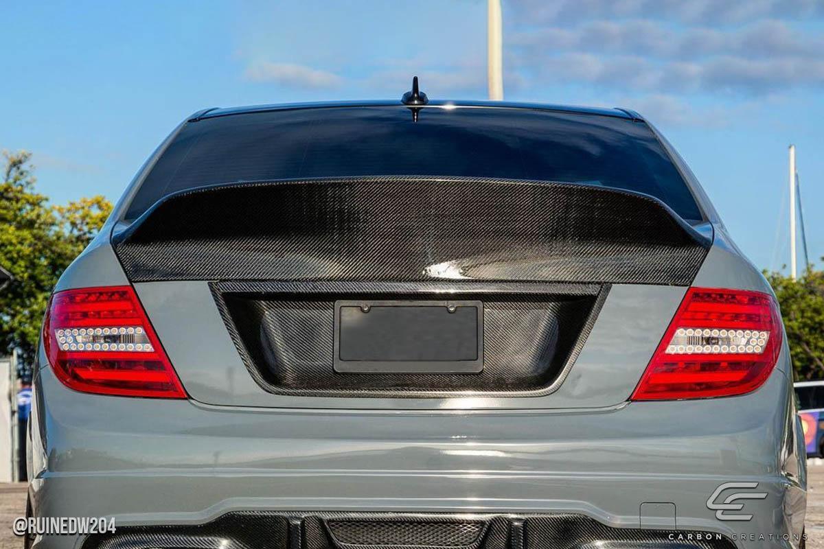 2008-2014 Mercedes C Class Carbon Creations RBS Carbon Fiber Rear Wing