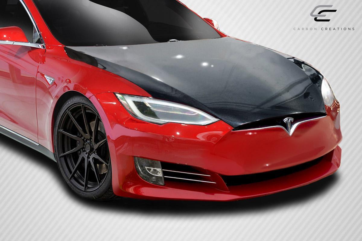 2016-2021 Tesla Model S Carbon Creations OEM Look Carbon Fiber Hood