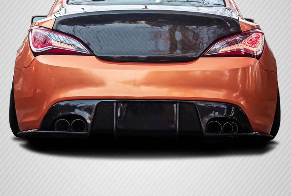 2010-2016 Hyundai Genesis Carbon Creations Speedster Carbon Fiber Rear Lip