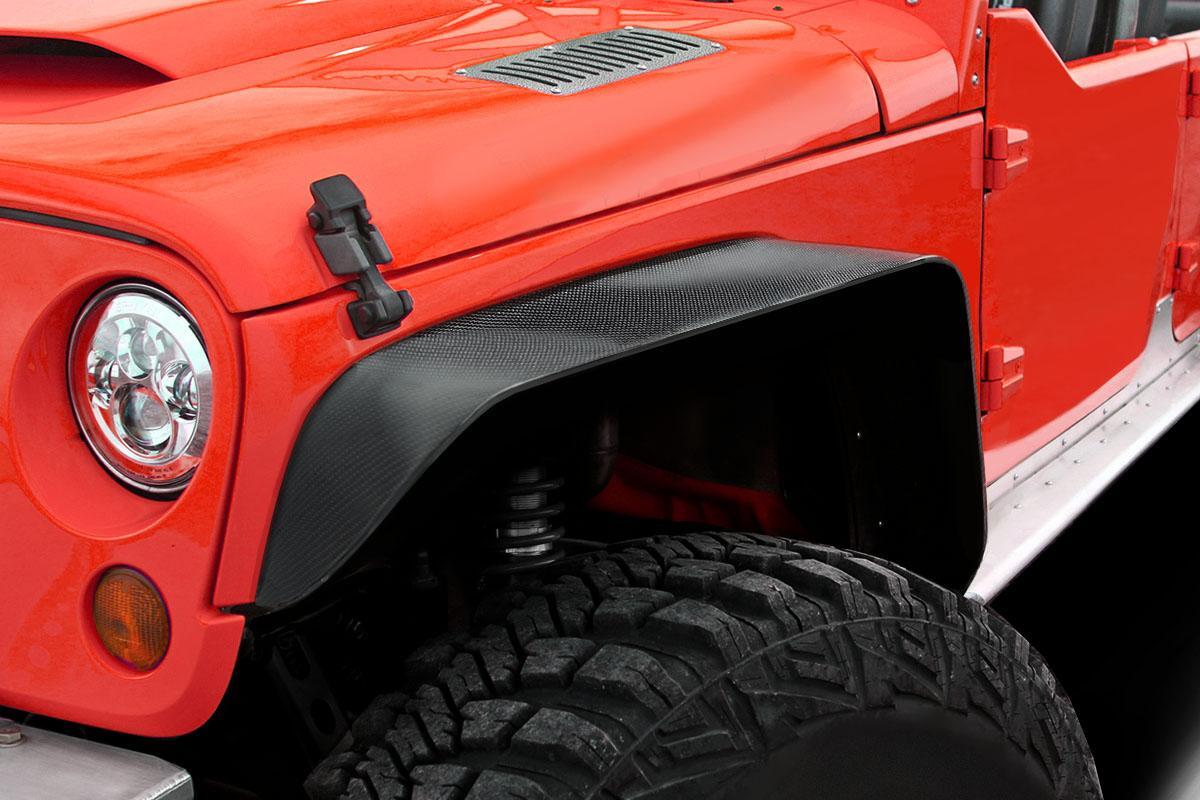 2007-2018 Jeep Wrangler Carbon Creations Rugged Carbon Fiber Fender