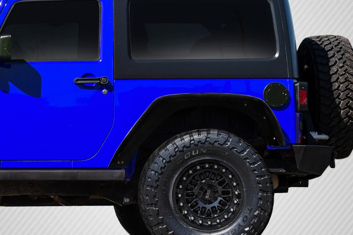 2007-2018 Jeep Wrangler Carbon Creations Rugged Carbon Fiber Fender