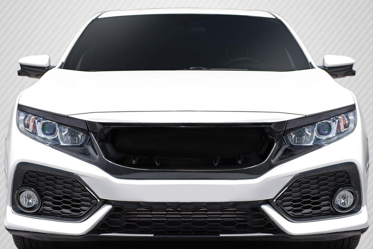 2016-2021 Honda Civic Carbon Creations Type JS Carbon Fiber Grille