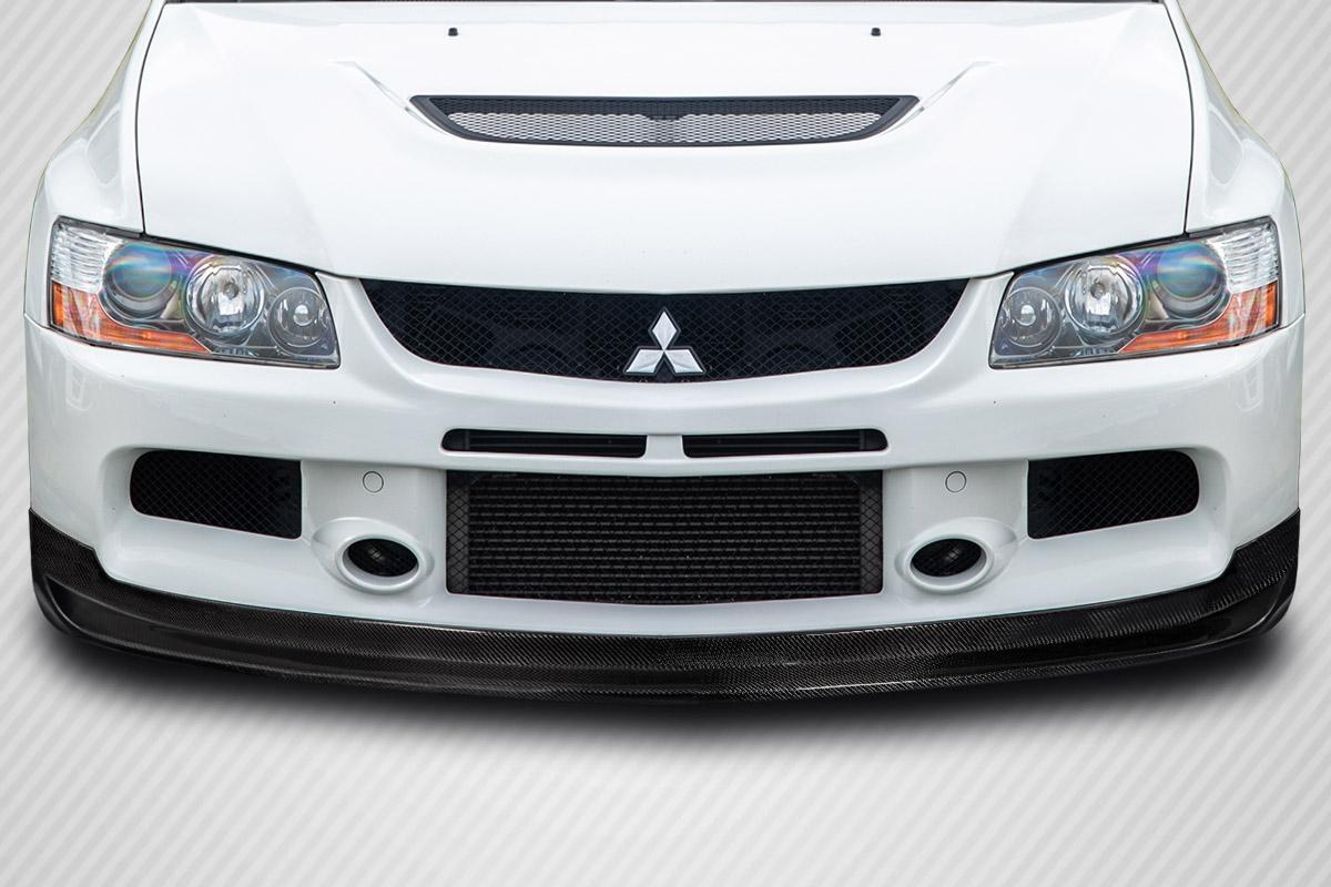 2006 Mitsubishi Evolution Carbon Creations Varte Carbon Fiber Front Lip