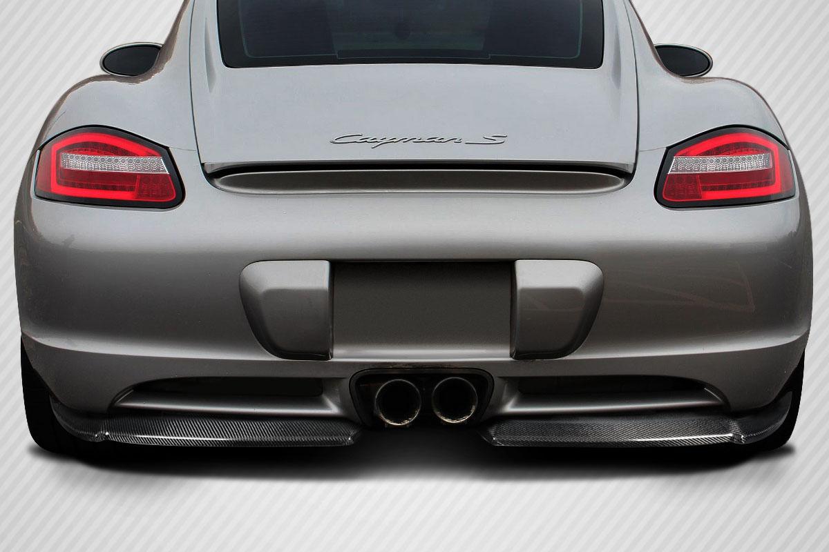 2006-2010 Porsche Cayman Carbon Creations Max Carbon Fiber Rear Lip