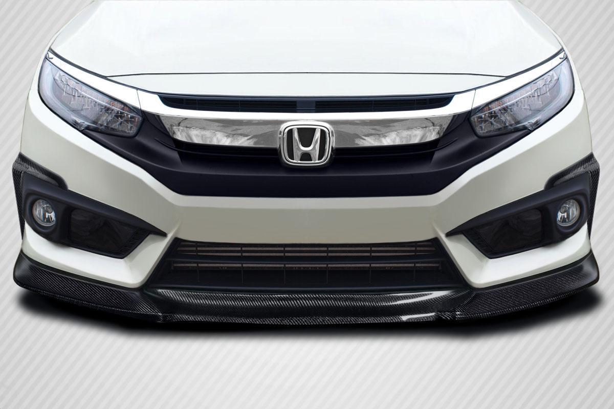 2016-2018 Honda Civic Carbon Creations Yoka Carbon Fiber Front Lip