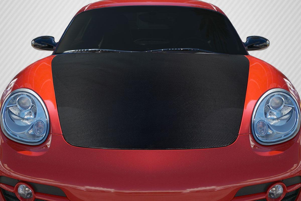 2006-2012 Porsche Cayman Carbon Creations OEM Look Carbon Fiber Hood