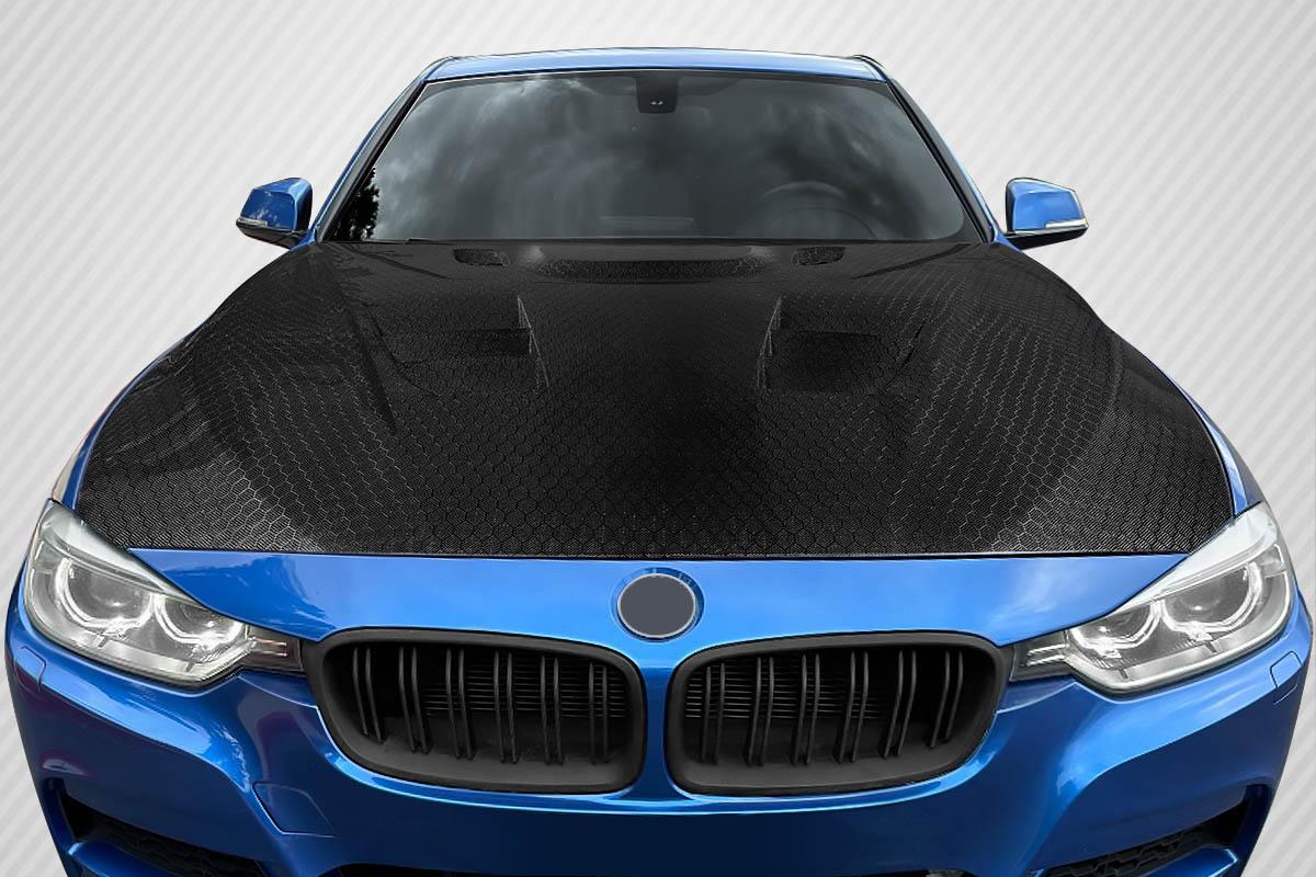 2012-2018 BMW 3 Series Carbon Creations Eros Version 1 Carbon Fiber Hood