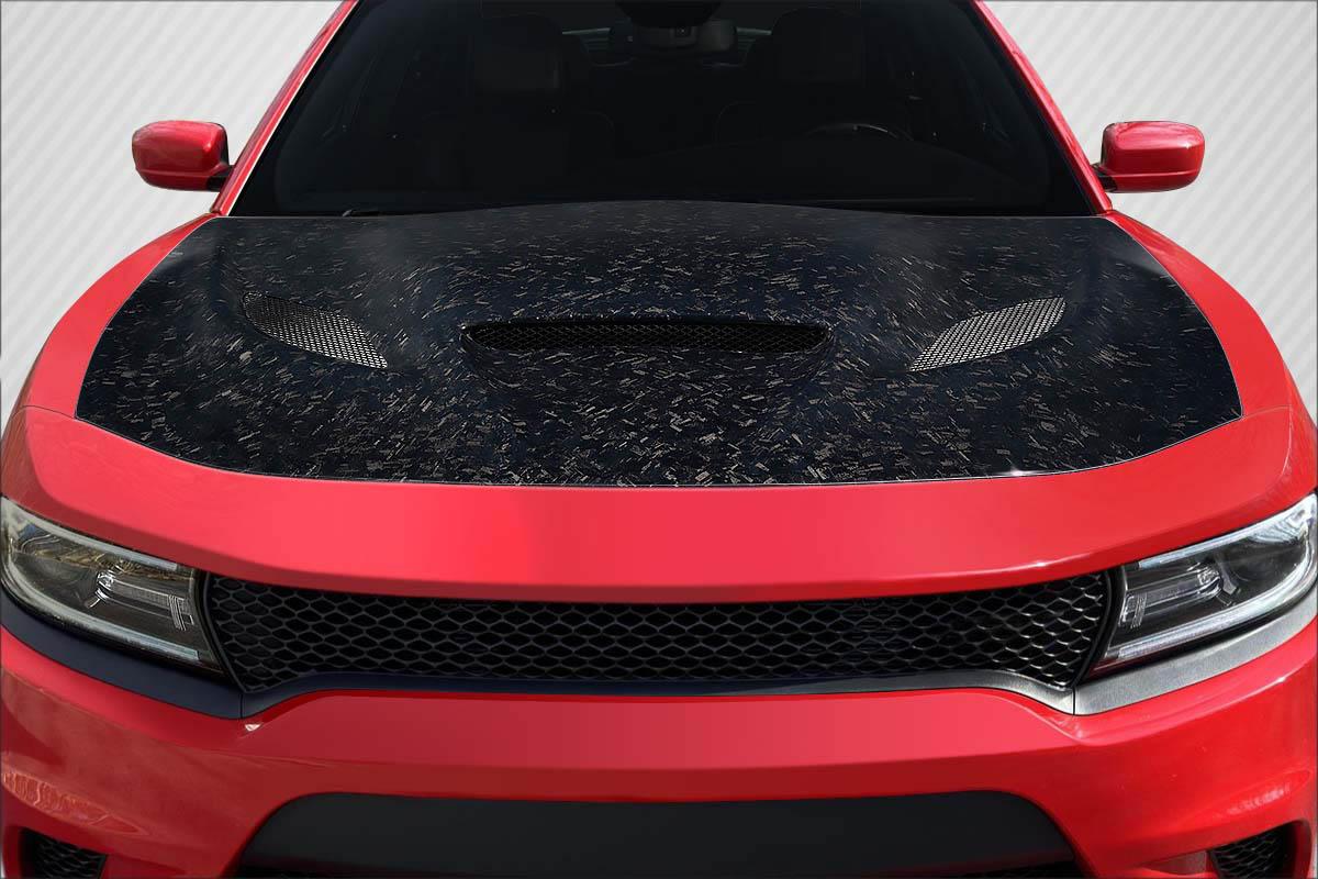 2015-2023 Dodge Charger Carbon Creations Hellcat Carbon Fiber Hood