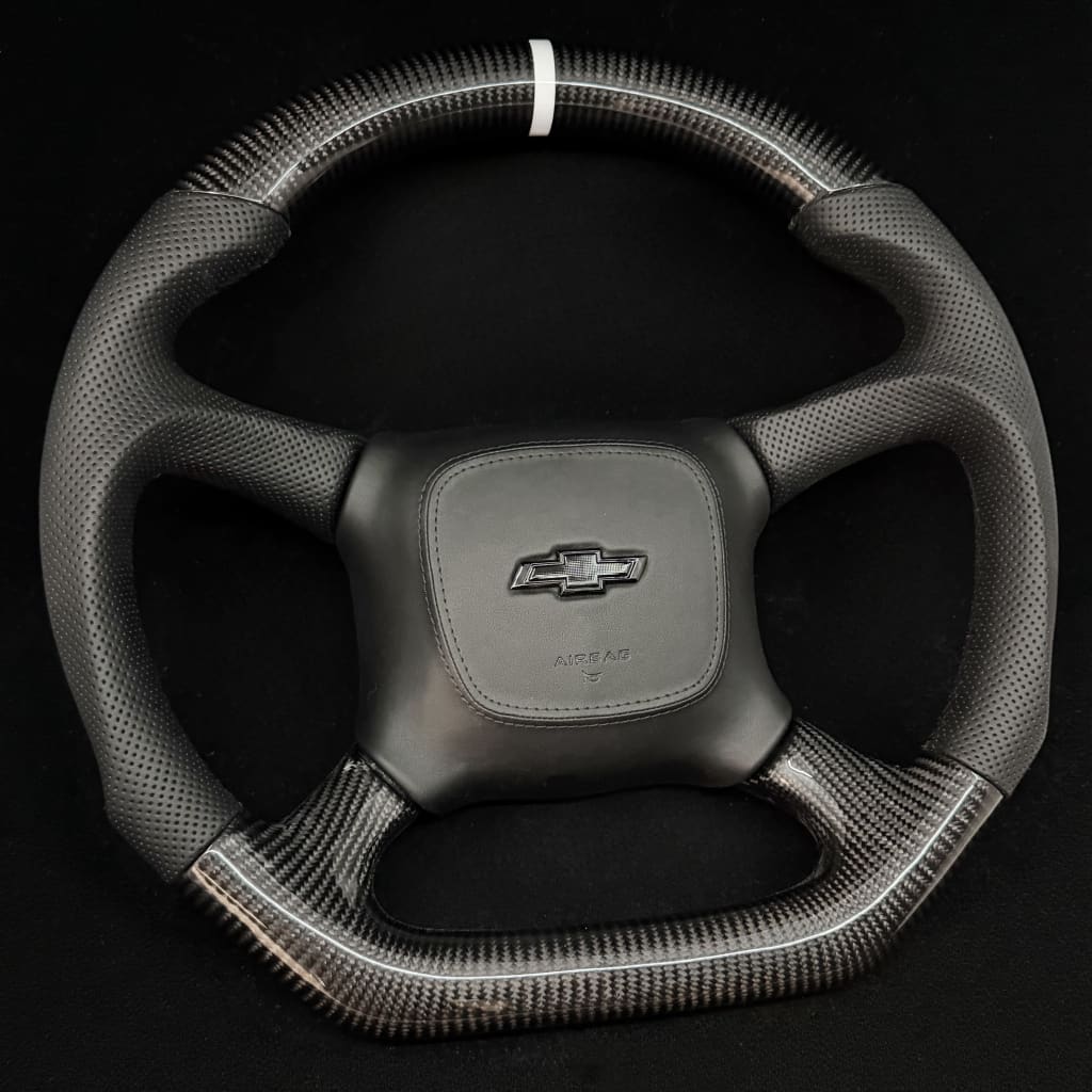 1998-2002 Chevrolet Silverado/Blazer/S10/Tahoe/Suburban, GMC Sierra/Yukon Carbon Fiber Steering Wheel