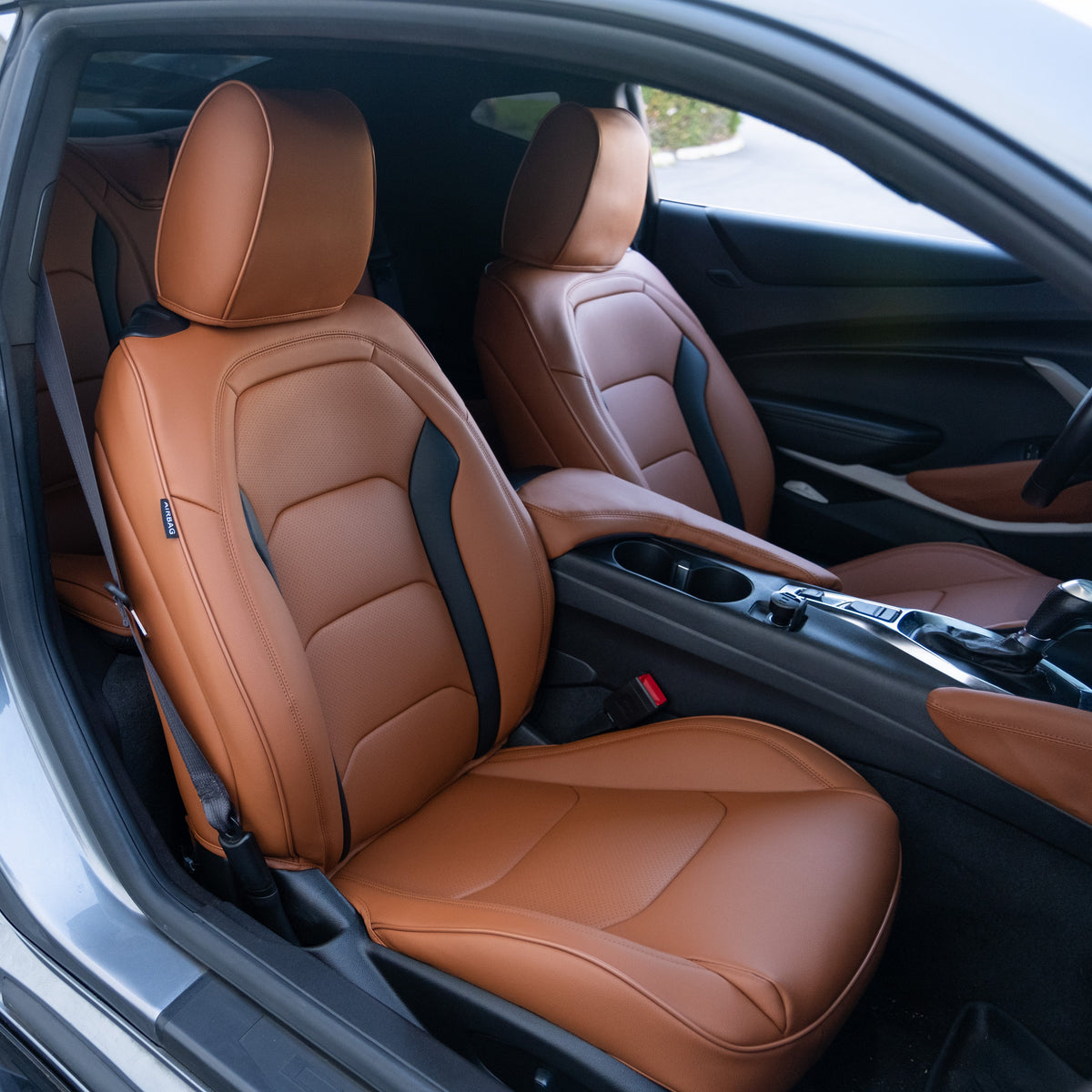 6th Gen Camaro Coupe Custom Leather Seat Covers