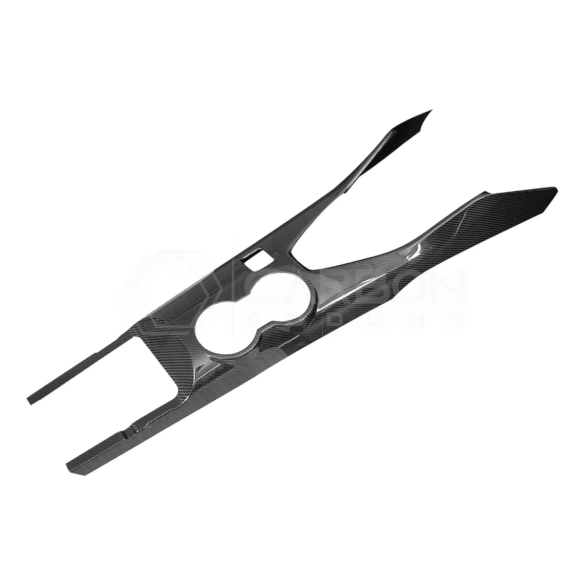 Real Carbon Fiber Center Console Trim Cover for 2024+ Ford Mustang