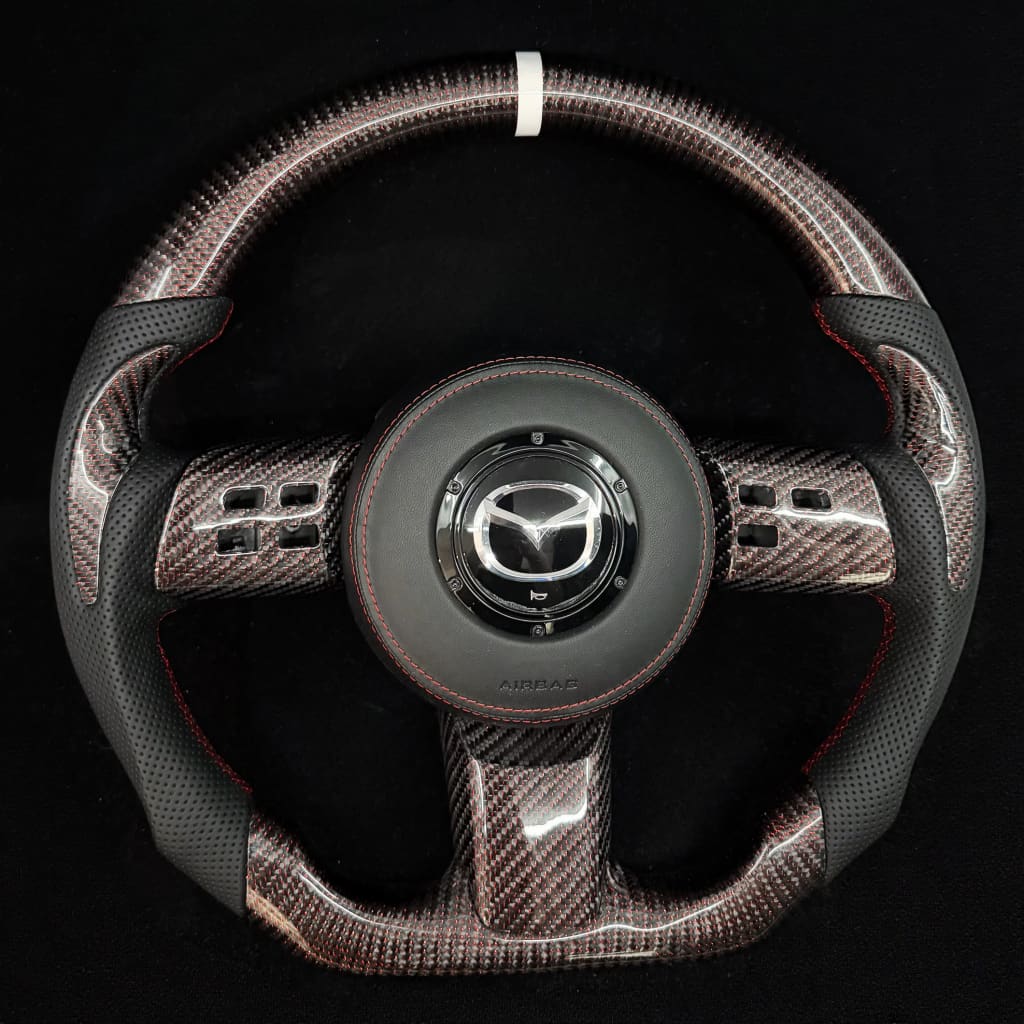 2006-2015 Mazda MX-5 (NC) Miata Carbon Fiber Steering Wheel