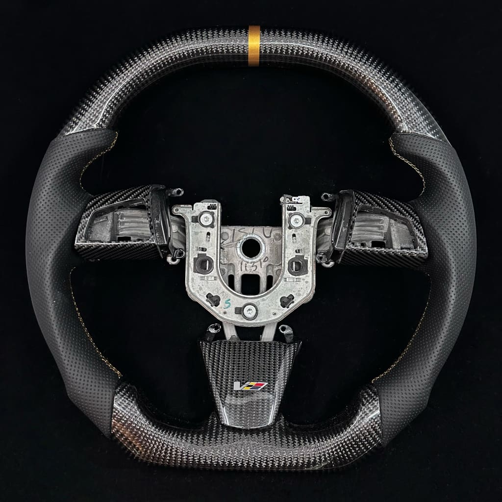 2008-2014 Cadillac CTS/CTS-V Carbon Fiber Steering Wheel