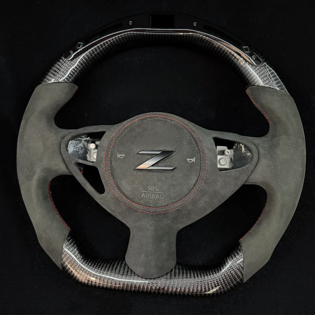 2009+ Nissan 370Z/Juke/09-14 Maxima Carbon Fiber Steering Wheel