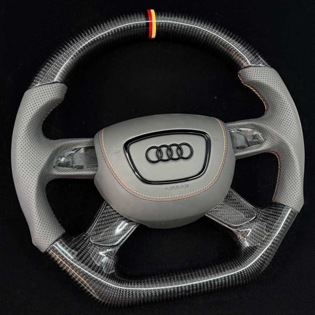 2010-2018 Audi A6/S6/RS6, A7/S7/RS7, A8/S8 Carbon Fiber Steering Wheel