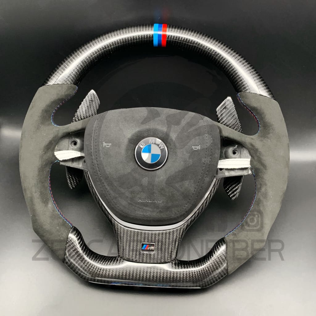 2011-2017 BMW F1X 5/6-series Carbon Fiber Steering Wheel