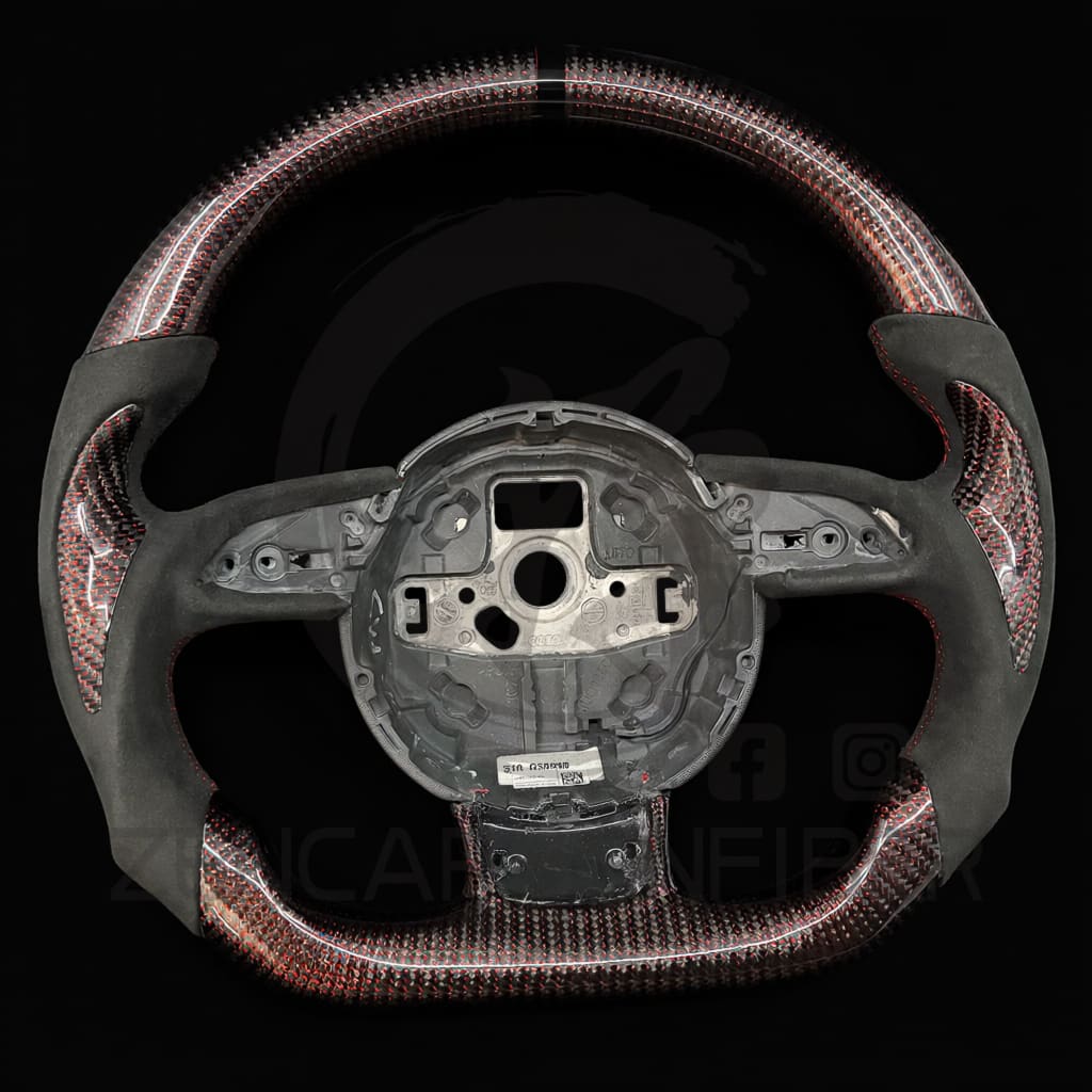 2012-2016 Audi B8.5/8V A3/S3/RS3, A4/S4/RS4, A5/S5/RS5 Carbon Fiber Steering Wheel