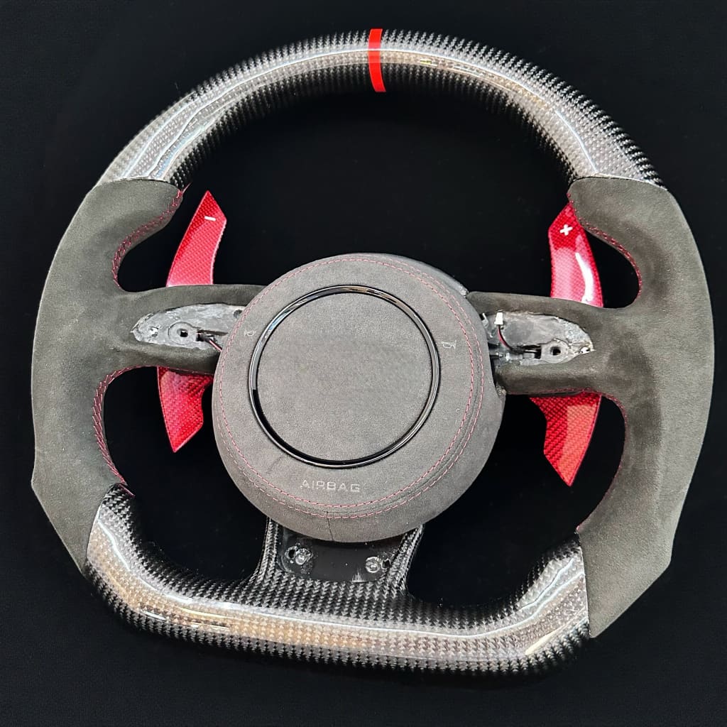 2012-2016 Audi B8.5/8V A3/S3/RS3, A4/S4/RS4, A5/S5/RS5 Carbon Fiber Steering Wheel