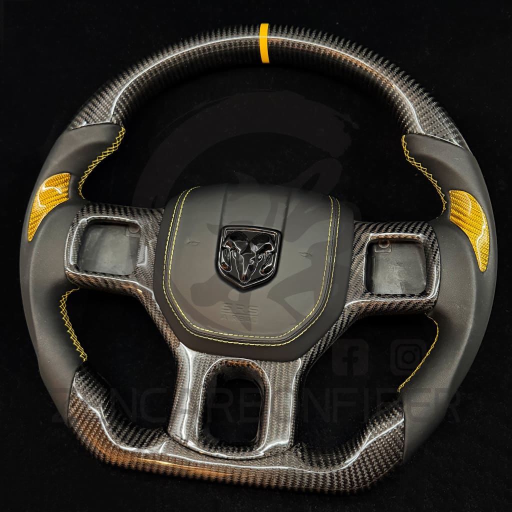 2012-2018 Dodge RAM Carbon Fiber Steering Wheel