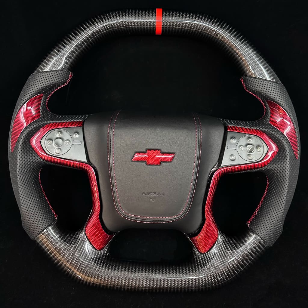 2014-2018 Chevrolet Silverado/Suburban/Tahoe Carbon Fiber Steering Wheel