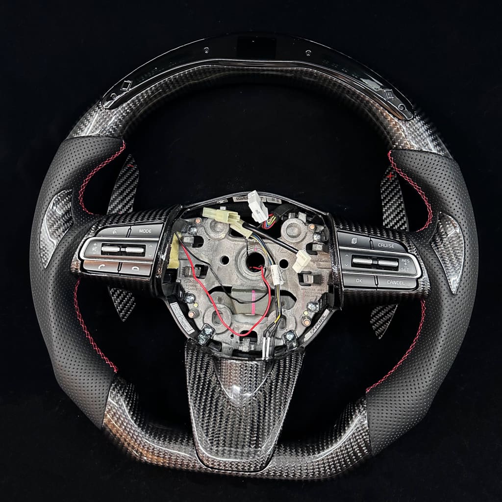 2018-2023 Kia Stinger Carbon Fiber Steering Wheel
