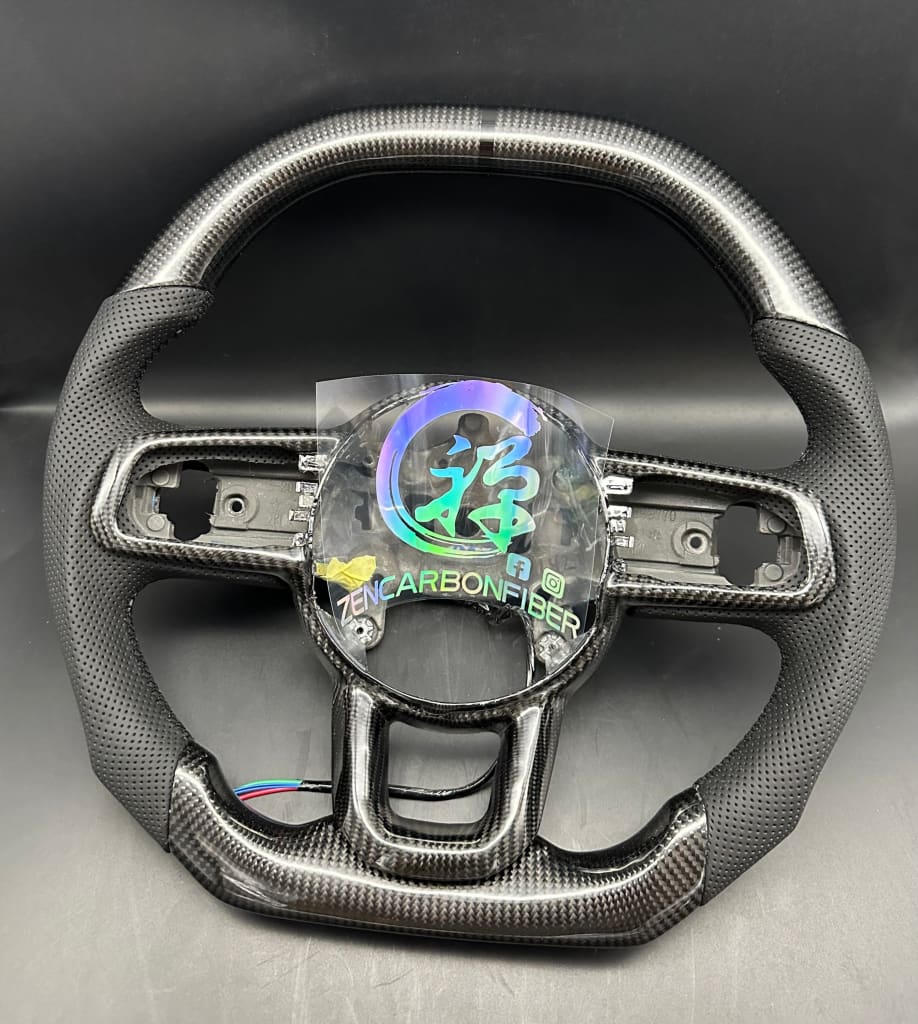 2018+ Jeep JL Wrangler/Gladiator Carbon Fiber Steering Wheel