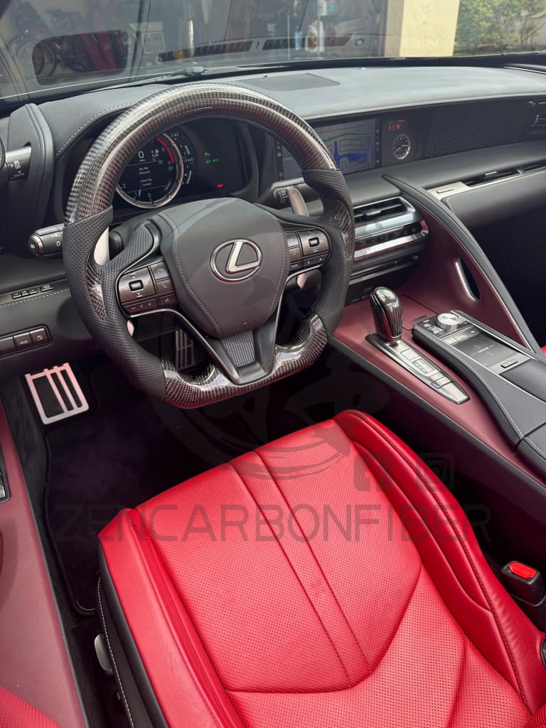 2018+ Lexus LC500 Carbon Fiber Steering Wheel