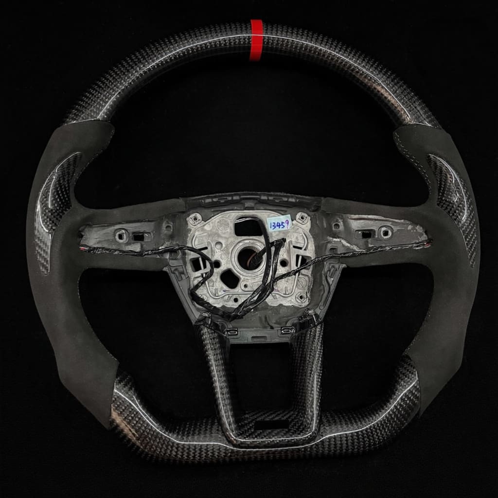 2019-2025 Audi A6/S6/RS6, A7/S7/RS7, A8/S8 Carbon Fiber Steering Wheel