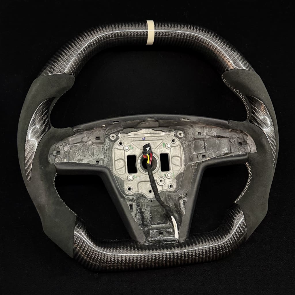 2021-2023 Tesla Model S/X Carbon Fiber Steering Wheel
