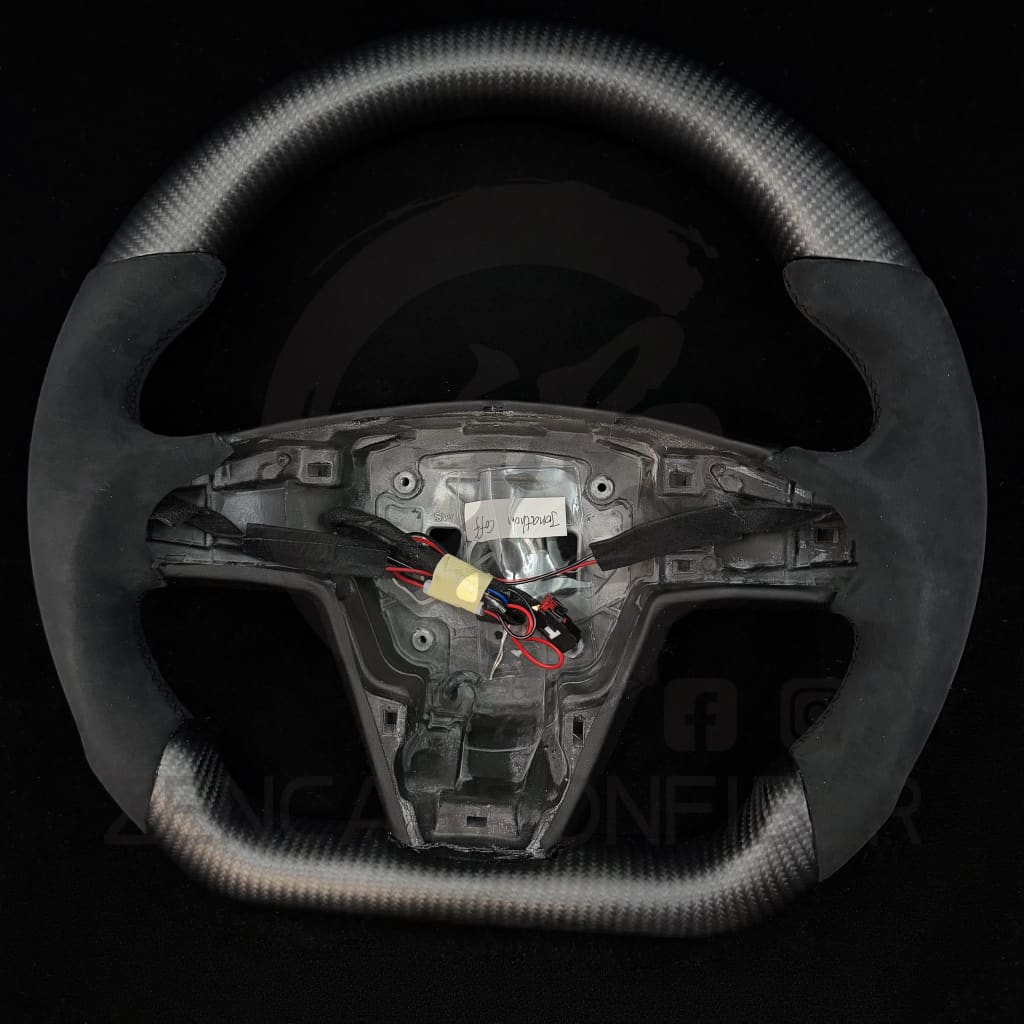 2021-2023 Tesla Model S/X Carbon Fiber Steering Wheel