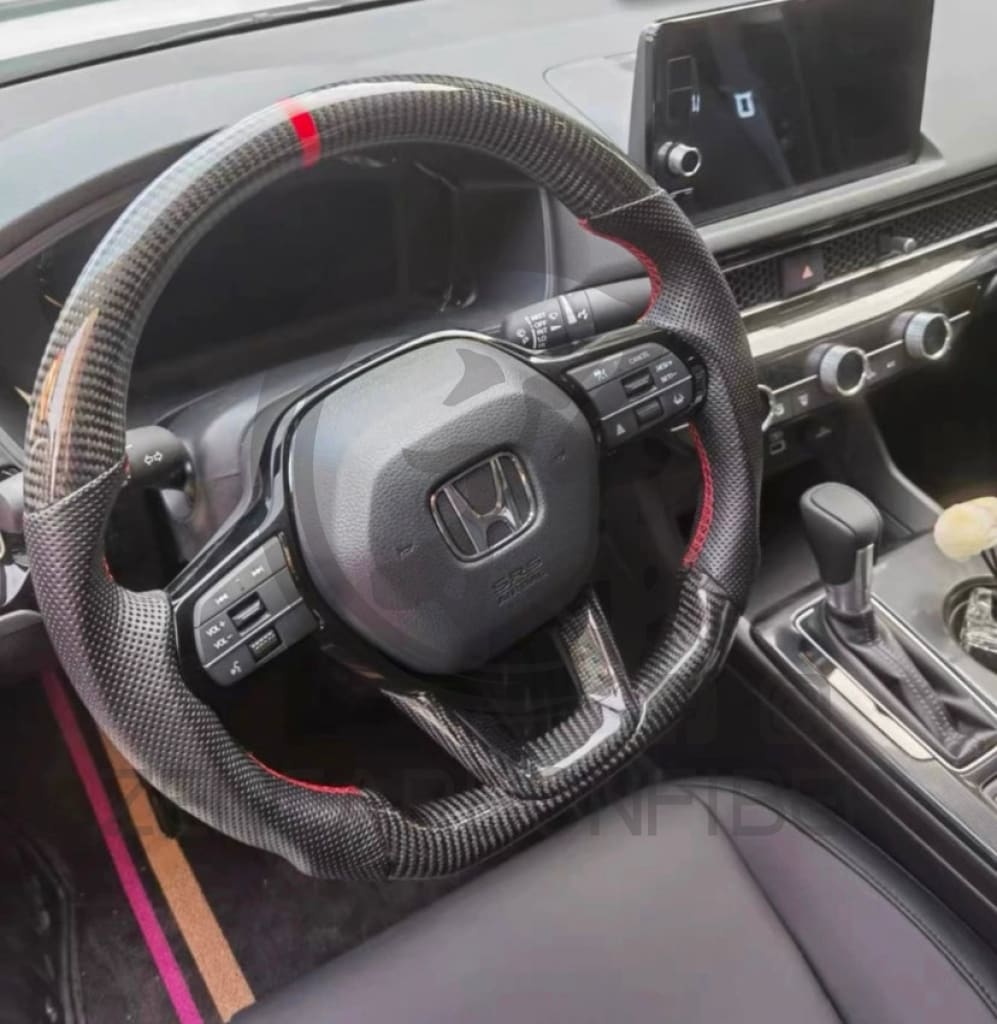 2022+ 11th Gen Honda Civic/Accord Carbon Fiber Steering Wheel