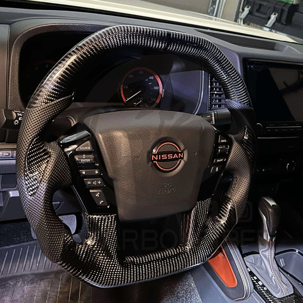 2022+ Nissan Frontier Carbon Fiber Steering Wheel