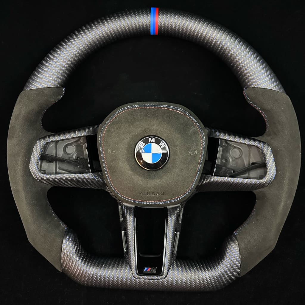 2024+ BMW G60/G90/G99 5-Series Carbon Fiber Steering Wheel