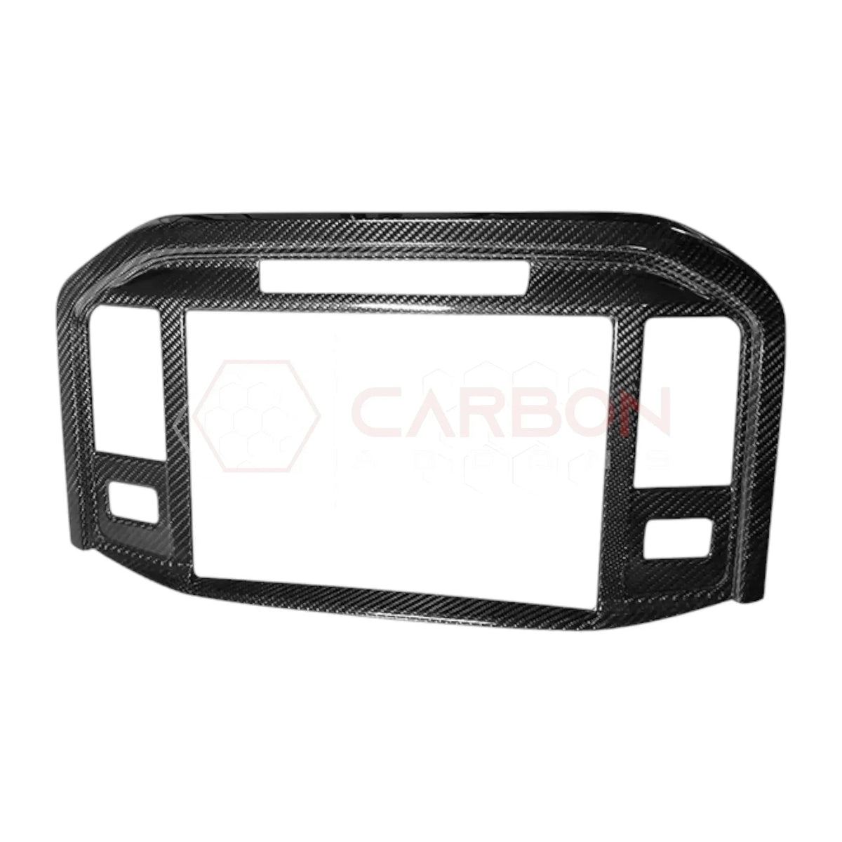 Real Carbon Fiber Infotainment Screen Trim Cover for 2021+ Ford F-150