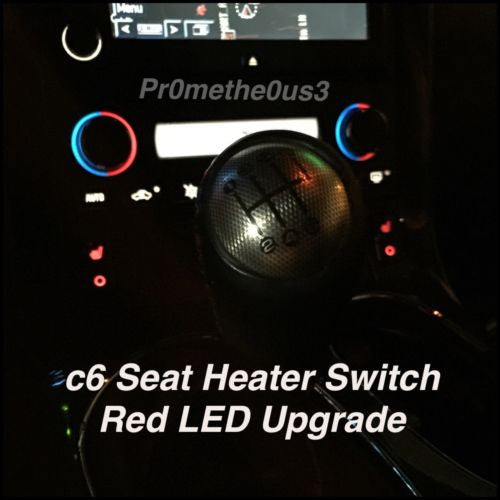 2005-2013 C6 Corvette Seat Heater Switch LED's