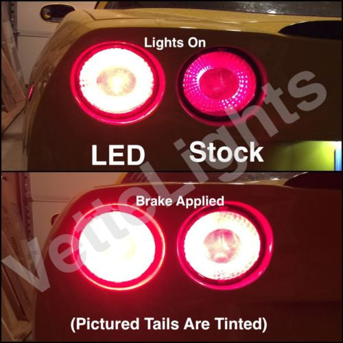 2005-2013 C6 Corvette Resistor-Free Tail Light LED Bulbs