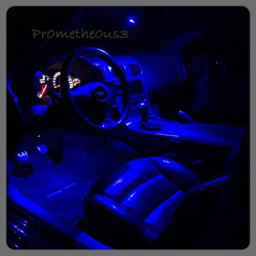 2005-2013 C6 Corvette Interior Blue LED Plug-N-Play Upgrade Kit