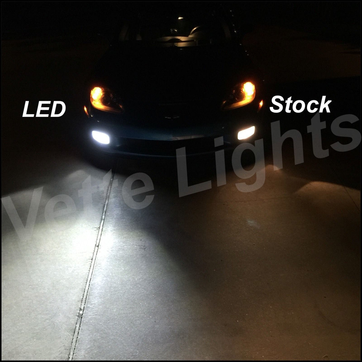 2005-2013 C6 Corvette Brightest Available LED Fog Lights (Brighter Than HID)