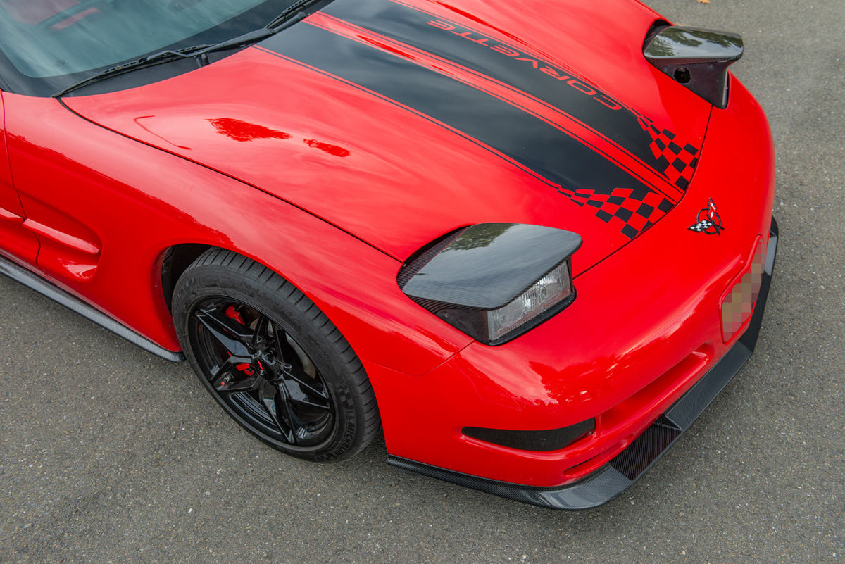 1997-2004 C5 Corvette EOS Carbon Fiber Headlight Covers