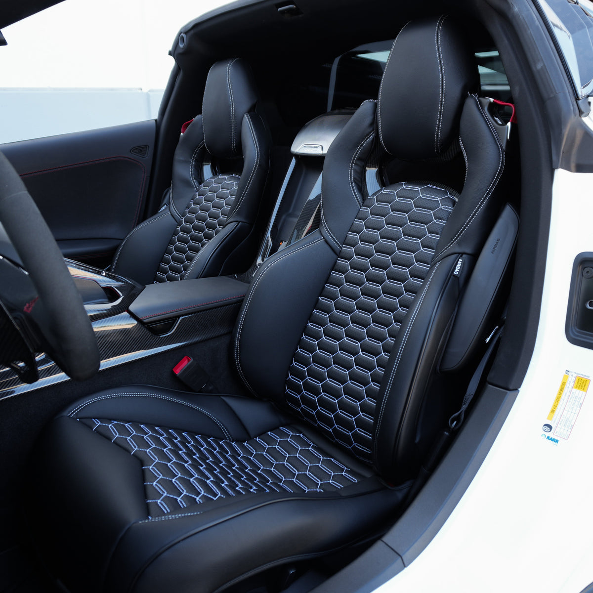 Corvette C8 Custom Leather GT2 Seat Cover