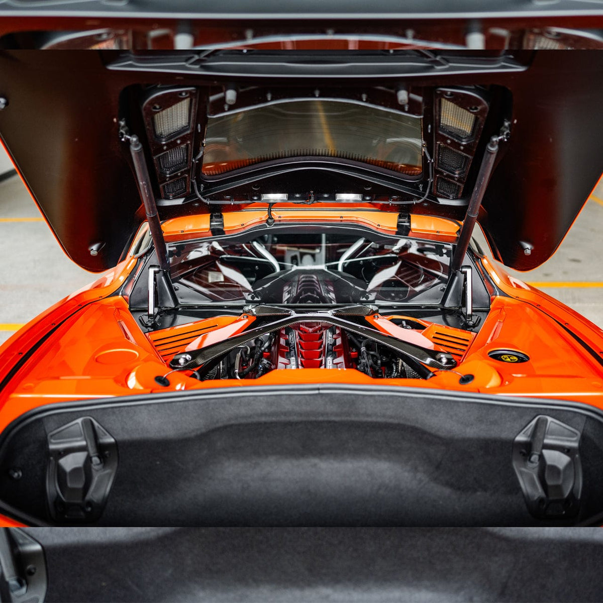 C8 Coupe Engine Compartment Overlay