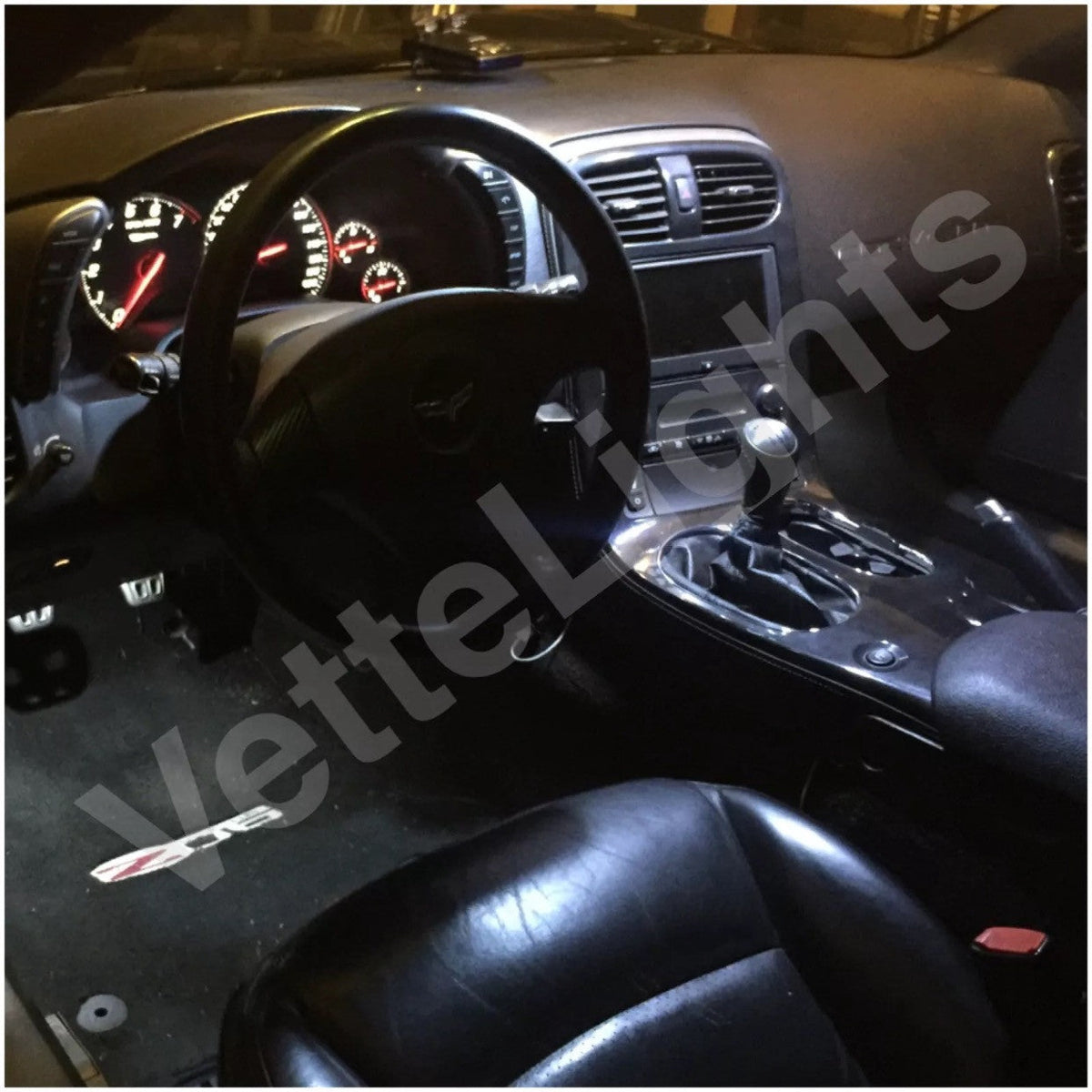 2005-2013 C6 Corvette Interior LED lights (Foot Well or Rear-View)
