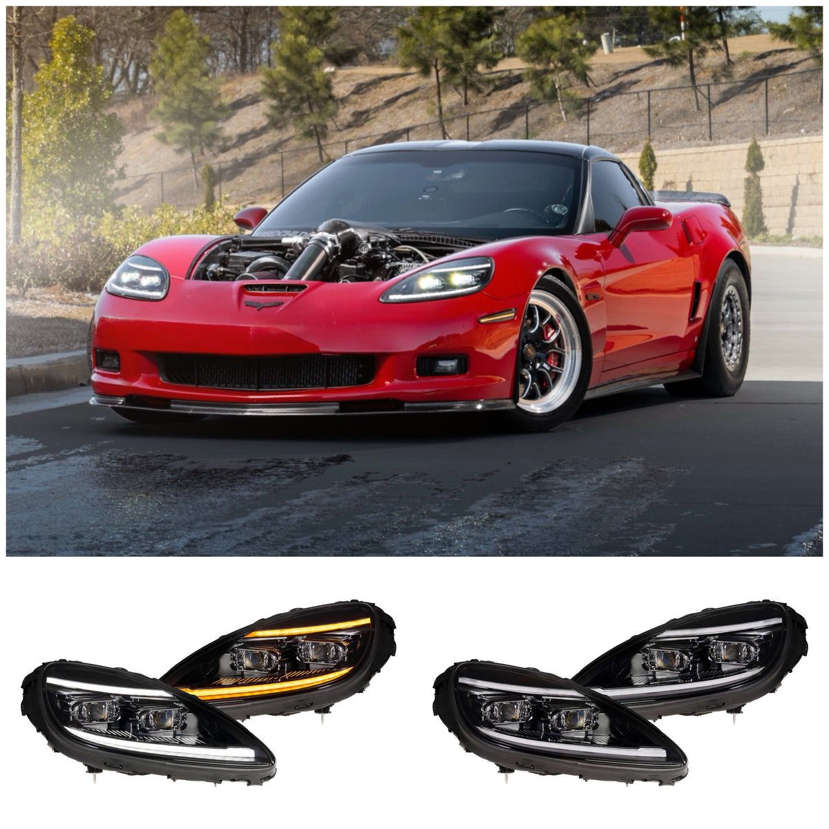 2005-2013 C6 Corvette Morimoto XB EVO (& Hybrid) LED Headlights
