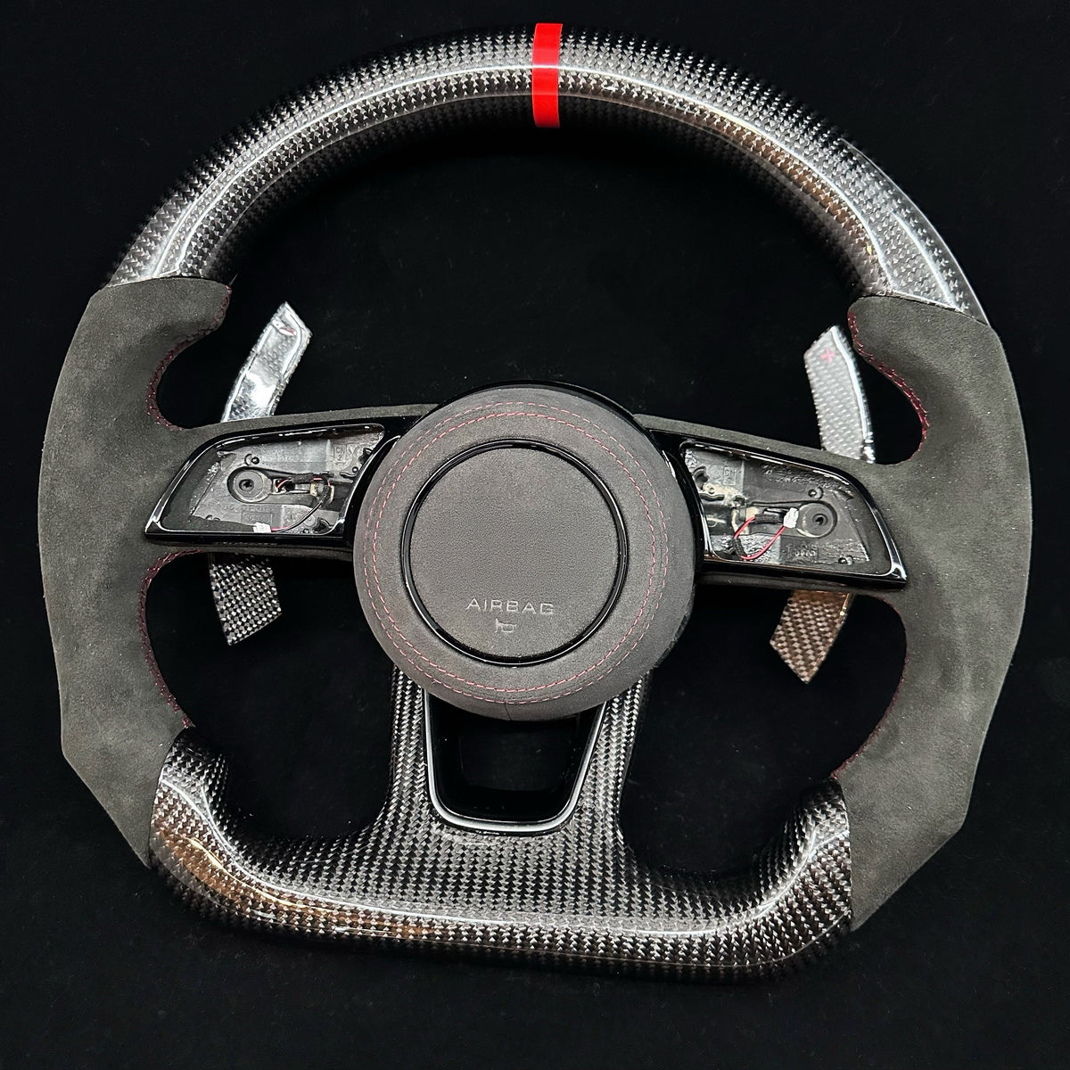 Audi B9/2017-2025 8V A/S/RS 3/4/5 Carbon Fiber Steering Wheel